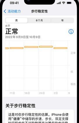 石首iPhone手机维修如何在iPhone开启'步行稳定性通知'