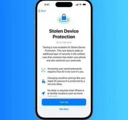 石首苹果授权维修店分享被盗设备保护功能开启方法 